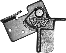 Roll-up door parts - whiting keeper